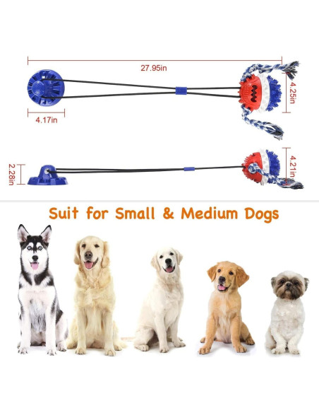 Juguete Interactivo para Perros con Ventosa Bobosogo 11.4cm Juguete Interactivo para Perros con Ventosa Bobosogo 11.4cm