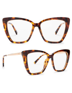 Gafas de Sol DIFF Becky IV Tortuga Ámbar con Bloqueo Luz Azul
