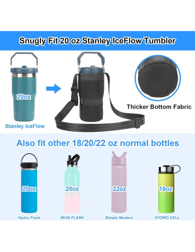 Funda Portabotellas de Agua Desing Wish 20oz Ajustable