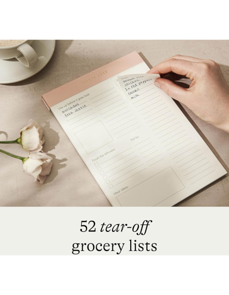 Bloc Magnético de Planificación de Comidas Kunitsa 52 Páginas