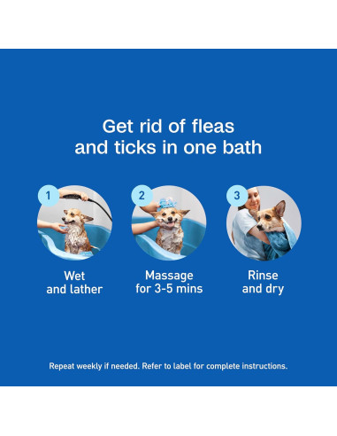 Champú Adams Plus para Pulgas y Garrapatas 340g - Piel Sensible