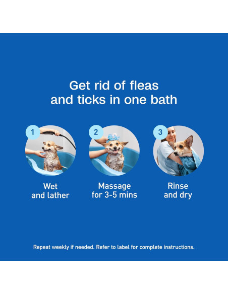 Champú Adams Plus para Pulgas y Garrapatas 340g - Piel Sensible