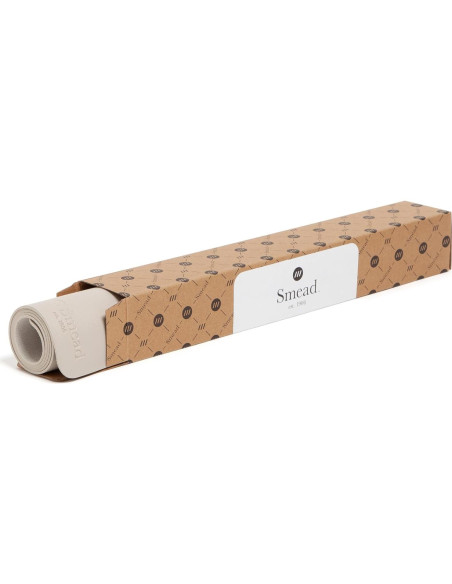 Alfombrilla de Escritorio Smead Cuero Vegano 40x80 cm Beige