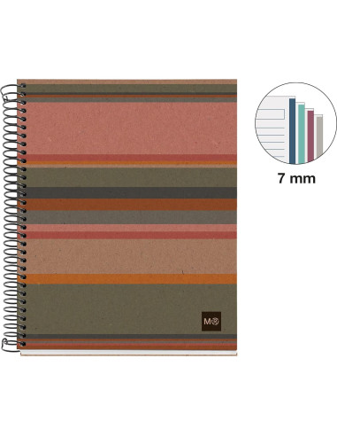 Cuaderno 4 Materias Miquel Rius A5 100% Reciclado 120 Hojas