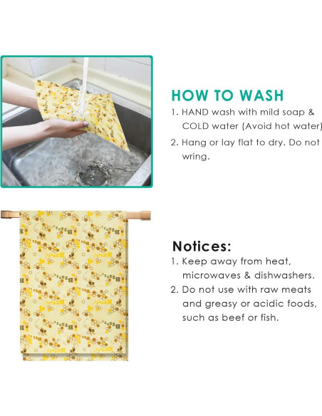 Envoltura de Cera de Abeja 33x100 cm Ecológica SOFTMED