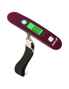 Balanza de Equipaje Digital Pack All 50 kg Pantalla LCD Roja