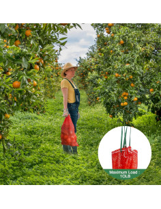 Paquete de 50 bolsas de malla SFIELCAPA 40x68 cm para frutas 2