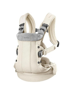 Portabebés BabyBjrn Harmony Crema Malla 3D Ergonómico 3 en 1