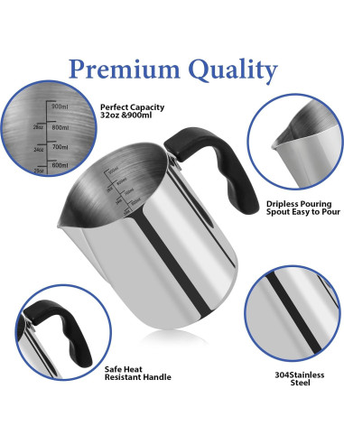 Kit de Hacer Velas SAEUYVB - 2.27 kg Cera de Soja Natural