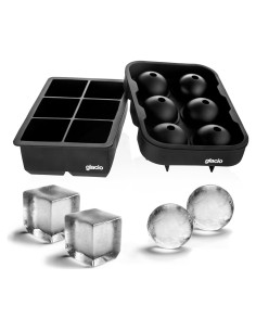 Moldes de Hielo Glacio - Silicona Grande para Whisky