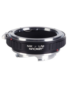 Adaptador de Montura K&F Concept Nikon F a Leica M - Alta Precisión