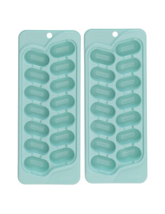 Bandejas de Hielo GoodCook 2 Paquetes Blancas 28 Cubos