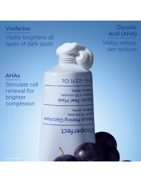 Mascarilla Exfoliante AHA Caudalie Vinoperfect 75 mL