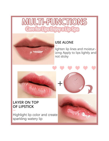 Aceite de Labios Voluminizador LYSdefeu - Madera de Rosa