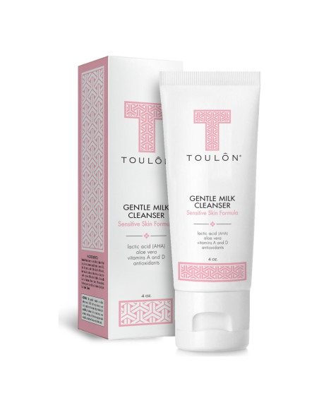 Limpiador Facial Suave de Leche Toulon 156g - Piel Seca y Sensible