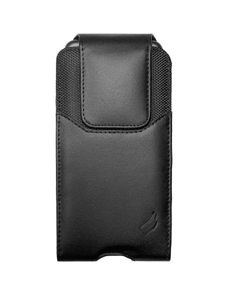 Funda de Cuero Eaglecell para iPhone y Samsung Negra