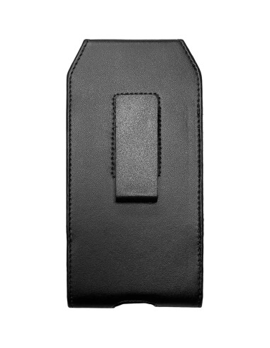 Funda de Cuero Eaglecell para iPhone y Samsung Negra