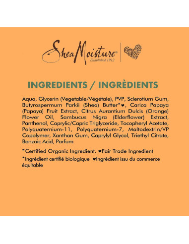 Gel de Leche SheaMoisture Papaya y Neroli 236ml Anti Frizz