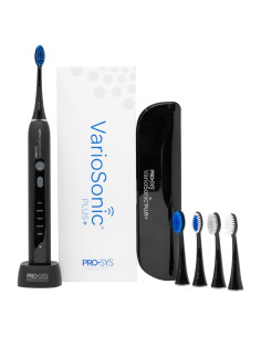 Cepillo de Dientes Eléctrico PRO-SYS VarioSonic Plus, Negro