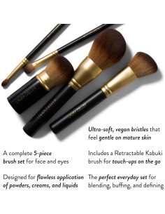 Juego de Brochas de Maquillaje Completo 5 Piezas Laura Geller 2