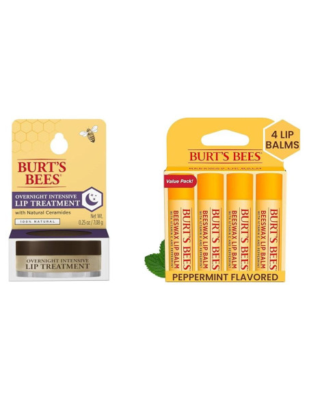 Tratamiento Intensivo para Labios Burt's Bees Noche 7 g - Hidratante