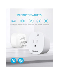 Interruptor de luz inalámbrico Syantek con control remoto 5 salidas 2