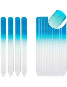 Paquete de 40 Limadoras de Uñas de Cristal SIUSIO - Rosa y Azul 2