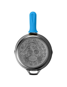 Sartén de Hierro Fundido Lodge 10.25" con Calavera de Azúcar