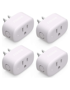Enchufe Inteligente Nooie PA10-4, Control Remoto 2.4G, 4 Pzs