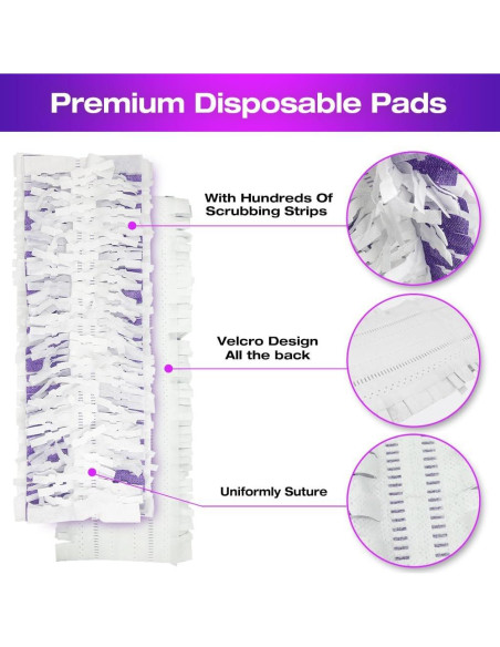 Almohadillas de Limpieza Multi-Superficie HomeTimes 5 PCS Almohadillas de Limpieza Multi-Superficie HomeTimes 5 PCS