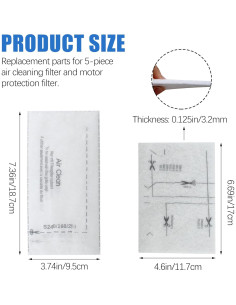 Filtros de Reemplazo AOQIVIS para Aspiradora Miele C1 C2 C3 (10pack) 2