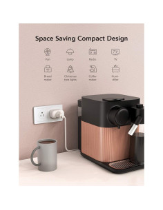 Enchufe Inteligente Nooie PA10-4, Control Remoto 2.4G, 4 Pzs 2