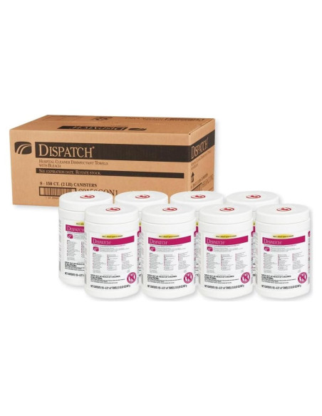 Toallitas Desinfectantes Clorox Healthcare 8 Caja 20.25x10.25 cm