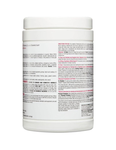 Toallitas Desinfectantes Clorox Healthcare 8 Caja 20.25x10.25 cm