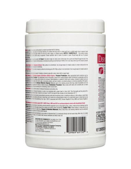 Toallitas Desinfectantes Clorox Healthcare 8 Caja 20.25x10.25 cm