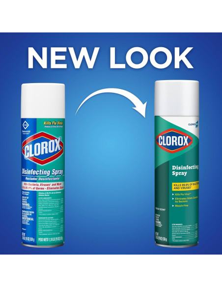 Spray Desinfectante CloroxPro 19 Oz Aroma Fresco Paquete 12 Spray Desinfectante CloroxPro 19 Oz Aroma Fresco Paquete 12