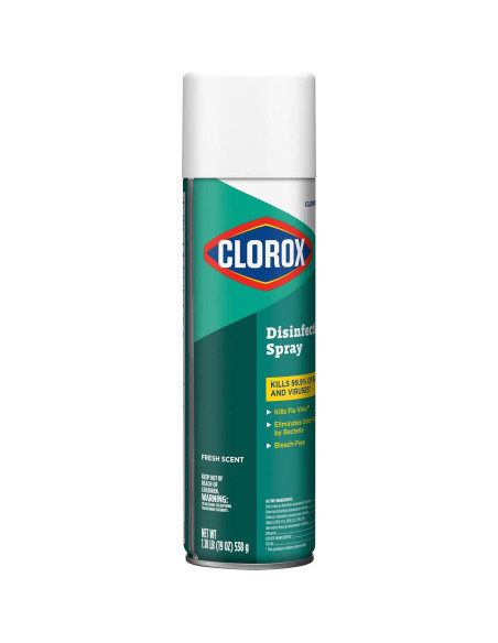 Spray Desinfectante CloroxPro 19 Oz Aroma Fresco Paquete 12 Spray Desinfectante CloroxPro 19 Oz Aroma Fresco Paquete 12