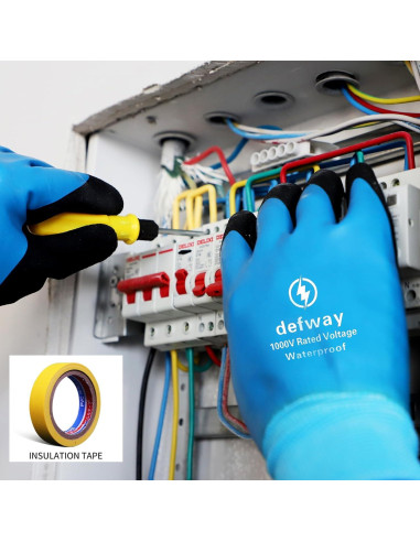 Guantes de Trabajo Aislantes 1000V Defway Impermeables