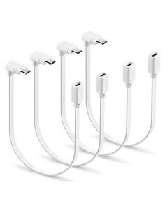 Paquete de 4 Cables de Extensión Micro USB SMAYS para WYZE Cam Pan v3