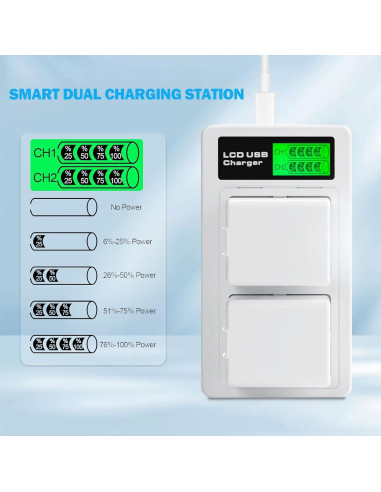 Baterías Recargables A-4a para Arlo Pro 3/4/5S 2K - Paquete de 2