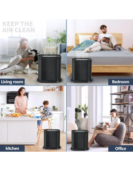 Paquete de 3 Filtros HEPA HPA300 + 4 Prefiltros Carbono - Midiex