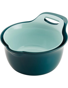 Juego de Tazones Mezcladores Rachael Ray 2 y 3 Cuartos Melamina 2