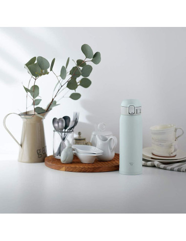 Taza de Acero Inoxidable Zojirushi SM-WA48-HL 0.48L Gris Hielo