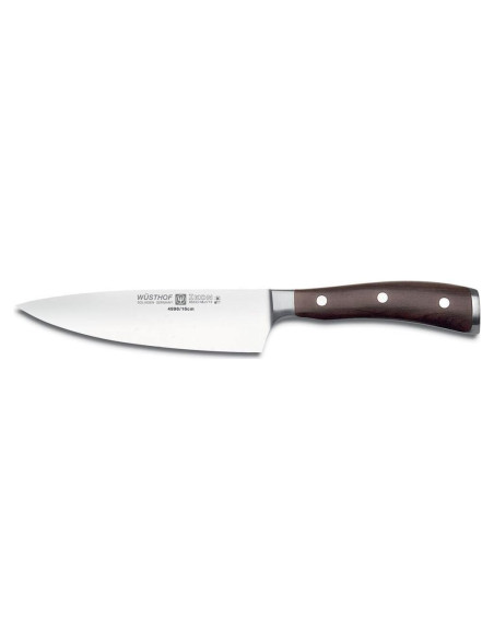Cuchillo de Chef Wüsthof IKON 15.24 cm Marrón