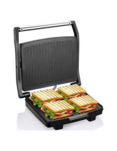Prensa Panini Yabano 1200W Acero Inoxidable Antiadherente