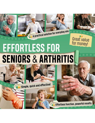 Abrebotellas Eléctrico Kitassure Automático 14.5 cm para Personas Mayores