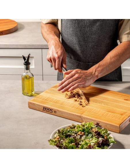 Tabla de Cortar de Madera de Arce John Boos R01 45.72x30.48 cm