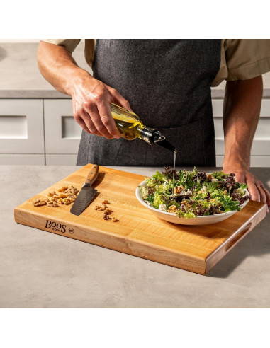 Tabla de Cortar de Madera de Arce John Boos R01 45.72x30.48 cm