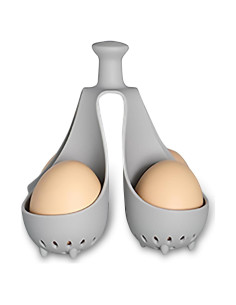 Cocedor de Huevos WIDVIH para 4 Huevos, Silicona Antideslizante