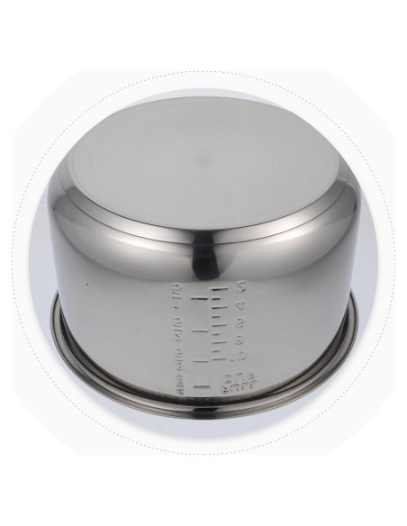 Olla Arrocera Interior Cabilock 5L Acero Inoxidable Plata
